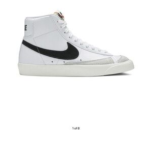 Nike Blazer Mid 77 Vintage White and Black Sneakers